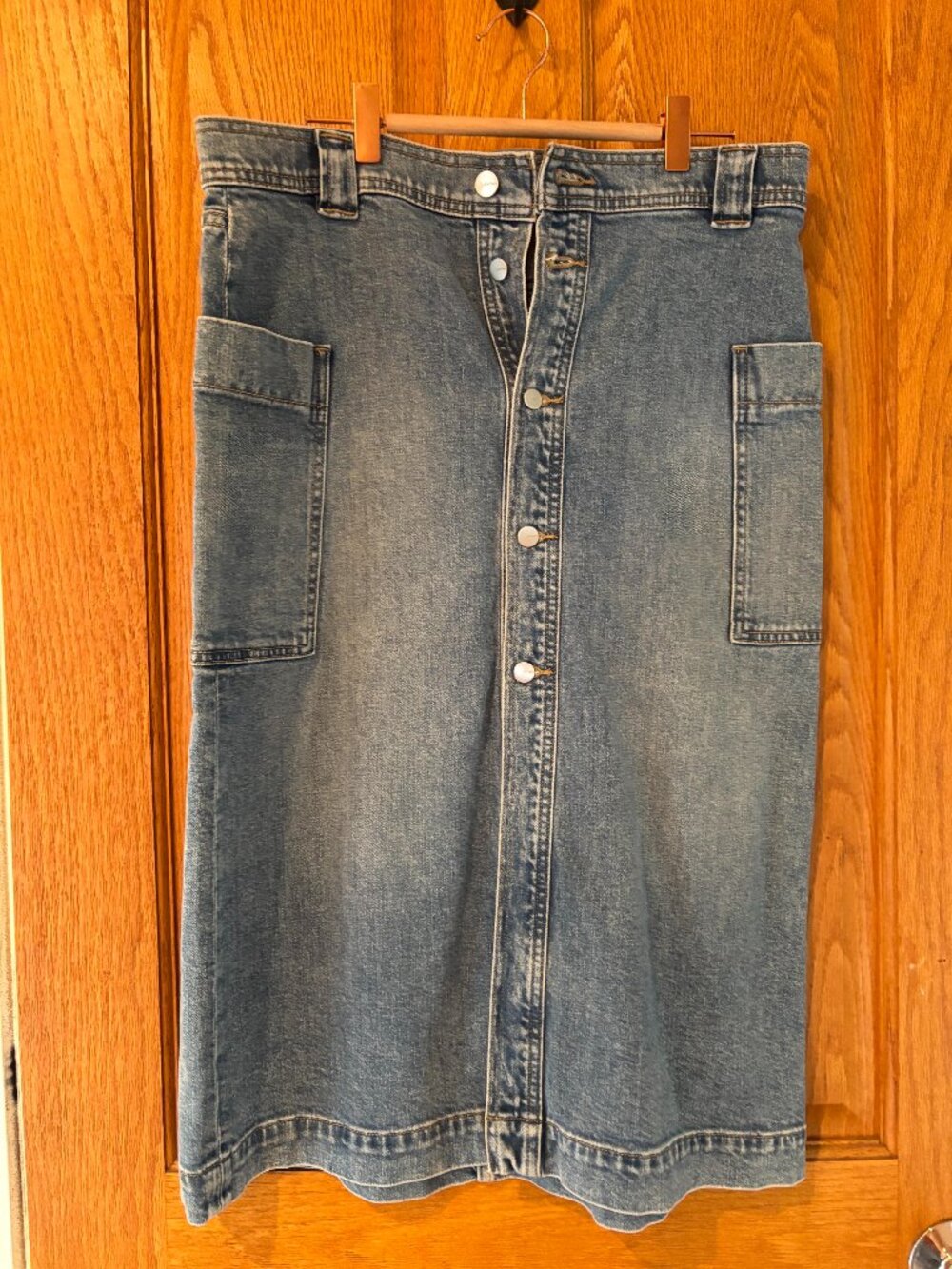 JOE'S JEANS DENIM MIDI SKIRT WORN ONCE SIZE 30